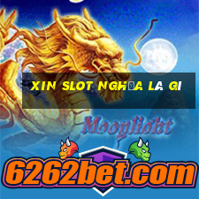 xin slot nghĩa là gì