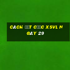 Cách đặt cược XSVL ngày 29