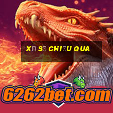 xổ số chiều qua