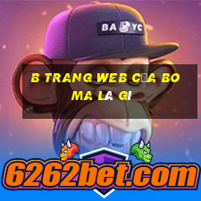 b Trang web của Boma là gì