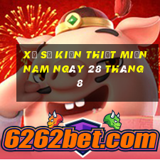 xổ số kiến thiết miền nam ngày 28 tháng 8