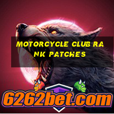 motorcycle club rank patches