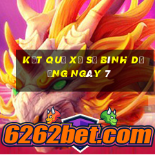 kết quả Xổ Số bình dương ngày 7