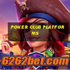 poker club platforms