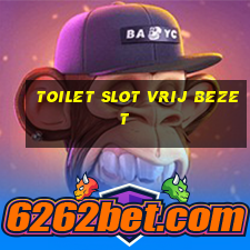 toilet slot vrij bezet