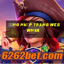 Đăng nhập trang web wnsr