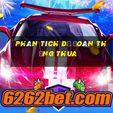 Phân tích dự đoán thắng thua