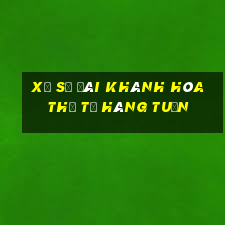 xổ số đài khánh hòa thứ tư hàng tuần