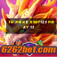 Thống kê XSDT123 ngày 13