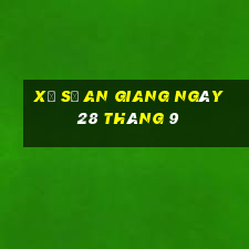 xổ số an giang ngày 28 tháng 9