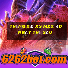 Thống kê XS Max 4D ngày thứ sáu