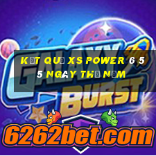 Kết quả XS power 6 55 ngày thứ năm