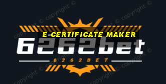 e-certificate maker