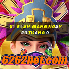 xổ số an giang ngày 20 tháng 9