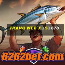 Trang web xổ số 678