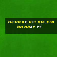 THỐNG KÊ KẾT QUẢ XSDNO ngày 25