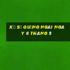 xổ số quảng ngãi ngày 6 tháng 5