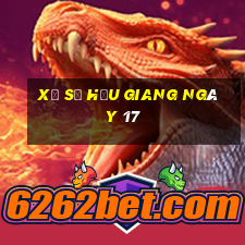 xổ số hậu giang ngày 17