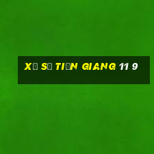 xổ số tiền giang 11 9