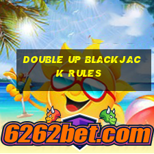 double up blackjack rules