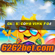 chỉ số công vinh fo4