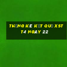 THỐNG KÊ KẾT QUẢ XSTT4 ngày 22