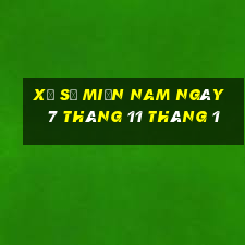 xổ số miền nam ngày 7 tháng 11 tháng 1