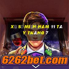 xổ số miền nam 11 tây tháng 7