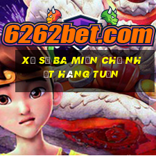 xổ số ba miền chủ nhật hàng tuần